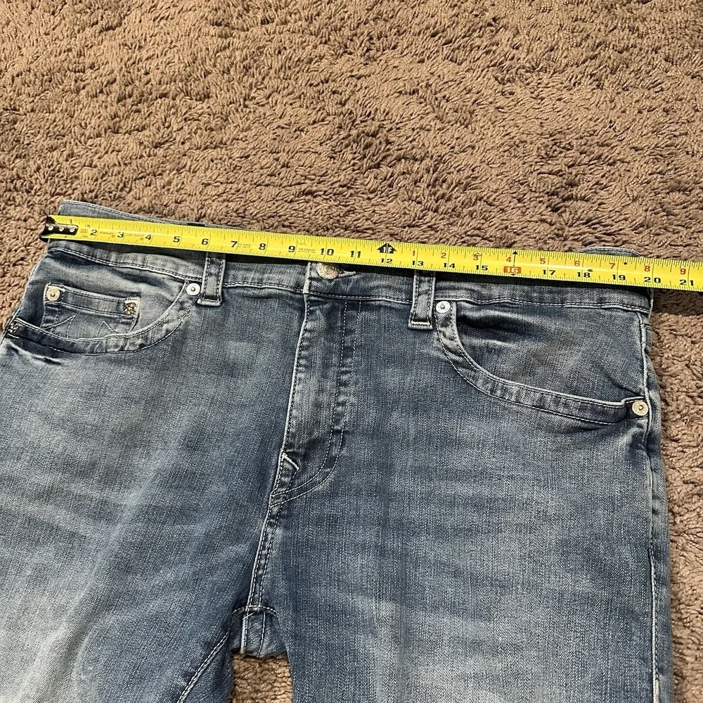 True‎ Religion Men's Rocco Relaxed Skinny Stretch Denim 40x32 Y2K Streetwear